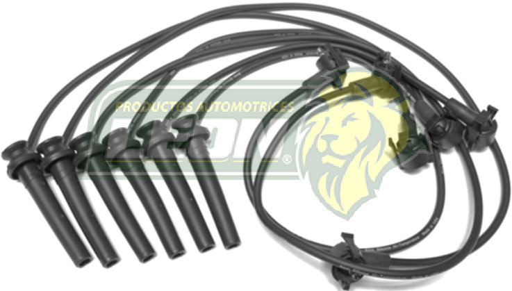 JUEGO DE CABLE BUJIA FORD CONTOUR Y MYSTIQUE V6, 2.5L. M.153 EPDM 8mm