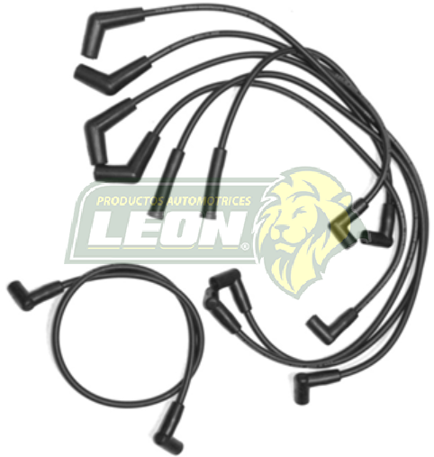 JUEGO DE CABLE BUJIA FORD RANGER Y BRONCO V6 2.8, 2.9L. 83-92