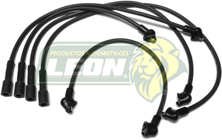 JUEGO DE CABLE BUJIA MAZDA CMTA. 2.0, 2.2L. 83-91 4 Cil.