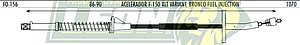 CHICOTE ACEL. F-150 XLT BRONCO F.I. 86-90