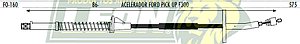 CHICOTE ACEL. FORD PK-UP F-300