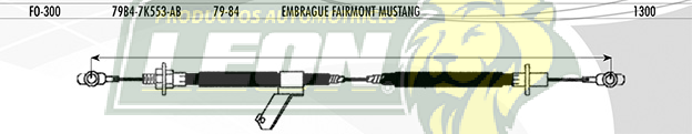 CHICOTE EMBR. FAIRMONT, MUSTANG 79-84