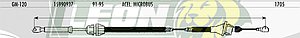 CHICOTE ACEL. GM MICROBUS 91-95