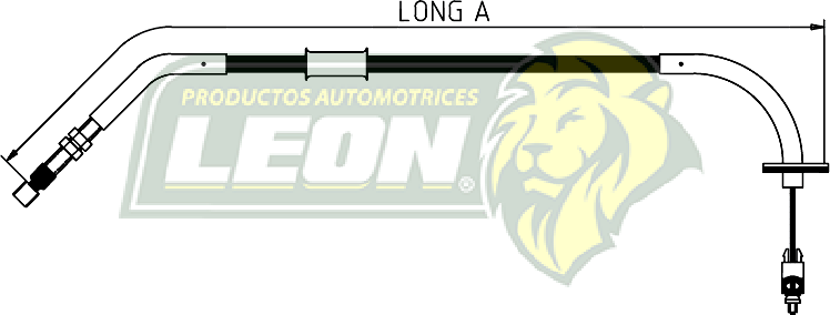 CHICOTE ACEL HYUNDAI I10 4C. 1.1L 11-14 (850 mm)