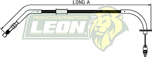 CHICOTE ACEL HYUNDAI I10 4C. 1.1L 11-14 (850 mm)