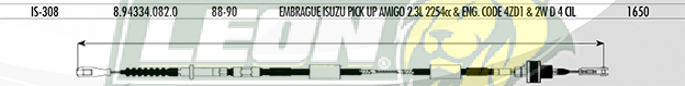 CHICOTE EMBR. ISUZU