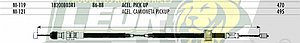 CHICOTE ACEL. NISSAN PK-UP 86-88