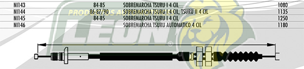 CHICOTE SOBREMARCHA TSURU II 88-90