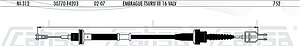 CHICOTE EMBR. NISSAN TSURU III 1.6L V16. 02-07 (752 mm)