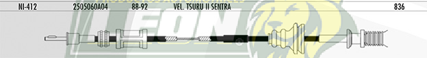 CHICOTE VEL. NISSAN TSURU II SENTRA