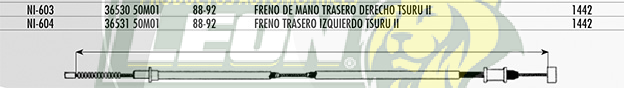CHICOTE F.M. TRASERO TSURU II 88-92 (L)