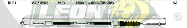 CHICOTE F.M. TRASERO DATSUN SEDAN 79-83