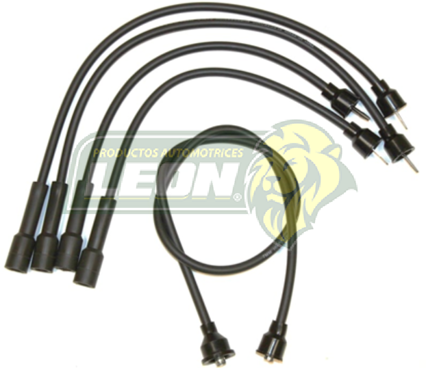 JUEGO DE CABLE BUJIA SHADOW, SPIRIT, PHANTOM, N. YORKER, K, MAGNUM 82-94 4 Cil. 2.2, 2.5L SILIC[ON 7 mm