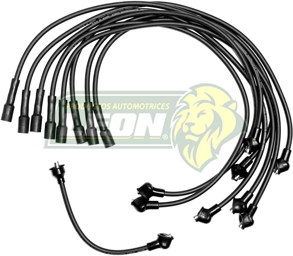 JUEGO DE CABLE BUJIA FORD MARQUIS, CROWN VICTORIA, LTD, FAIRMONT, MAVERICK 76-84, MICRO, CMTA. 8 Cil. 8mm