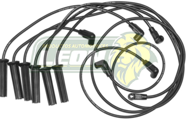 JUEGO DE CABLE BUJIA G.M. CELEBRITY, CUTLASS, CENTURY, CAVALIER Z-24 2a. GENERACION 89-96 V6 2.8, 3.1L