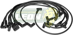 JUEGO DE CABLE BUJIA G.M. IMPALA, CAPRICE, MALIBU, RALLY, MONTECARLO 76-94, MICRO M.350 8 Cil. ELECT. “CODO” 8mm