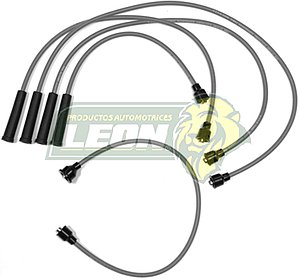JUEGO DE CABLE BUJIA NISSAN PK-UP 2.4L. 90-93, ICHI-VAN 4Cil. 8mm