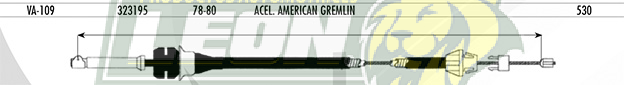 CHICOTE ACEL. AMERICAN, GREMLIN 78-80
