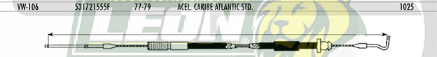 CHICOTE ACEL. CARIBE, ATLANTIC STD. 77-79