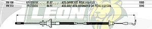 CHICOTE ACEL. GOLF JETTA AUT. DEL PEDAL A LA CAJA 86-91