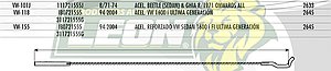 CHICOTE ACEL. VW 1600I 94Æ