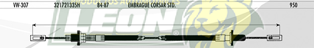 CHICOTE EMBR. CORSAR STD. 84-87
