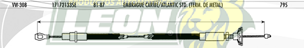 CHICOTE EMBR. CARIBE, ATLANTIC STD. TERM. DE METAL