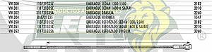 CHICOTE EMBR. VW SEDAN 1200, 1500 REFORZADO