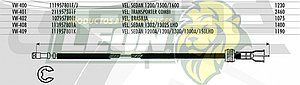 CHICOTE VEL. VW SEDAN 1200, 1500, 1600