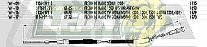 CHICOTE F.M. VW SEDAN 1200 1915 mm
