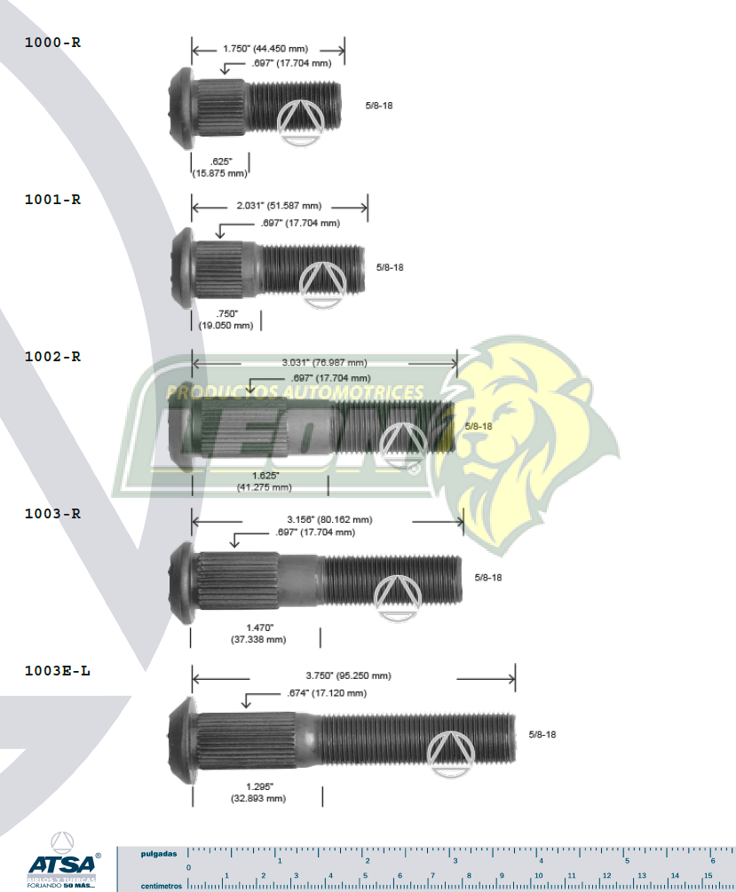 CATALOGO DE PRODUCTOS “ATSA”