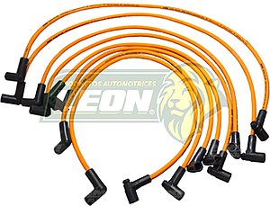 JUEGO CABLE BUJIA G.M. CAPRICE, CHEVY NOVA, IMPALA, MALIBU, MONTECARLO 75-84, SUBURBAN CARB. 87-91, CAMION Y PK-UP 76-91 V8 M.350 ENC. ELEC.