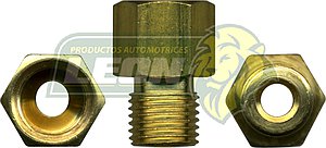 CONEXION TUERCA HIBROVAC R. EXT.: 1/2-20H. TUBO DE 5/16 ENTRA CONEX-041 R. INT.: 1/2-20H. TUBO DE 5/16 USA CONEX-041 (AUMENTO)