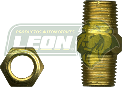 CONEXION ROSCA DE TUBO NIPLE HEXAGONAL(122B) R. DE TUBO: 1/8