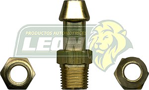 CONEXION COPLE PARA MANGUERA BAJA PRESION ADAPTADOR MANGUERA TUBO MACHO ØI DE MANG.: 1/4 R. DE TUBO: 1/8