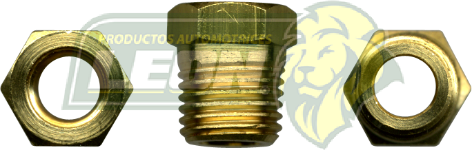 CONEXION ROSCA DE TUBO REDUCCION BUSHING (110B) R. MACHO: 1/4 R. HEMBRA: 1/8