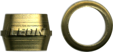 CONEXION FRENOS DE AIRE PARA TUBO DE NAILON BARRIL (4460F) ØE DE TUBO: 1/4