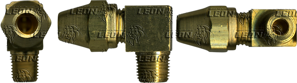 CONEXION FRENO DE AIRE CODO MACHO (469F) ØE DE TUBO: 1/4 R. DE TUBO: 1/8