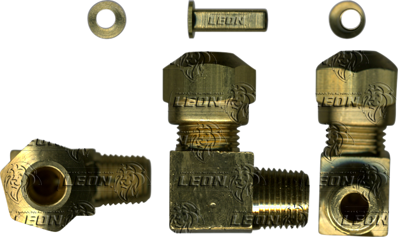 CONEXION FRENOS DE AIRE PARA TUBO DE NAILON CODO MACHO (4469F) ØE DE TUBO: 1/4 R. DE TUBO: 1/8