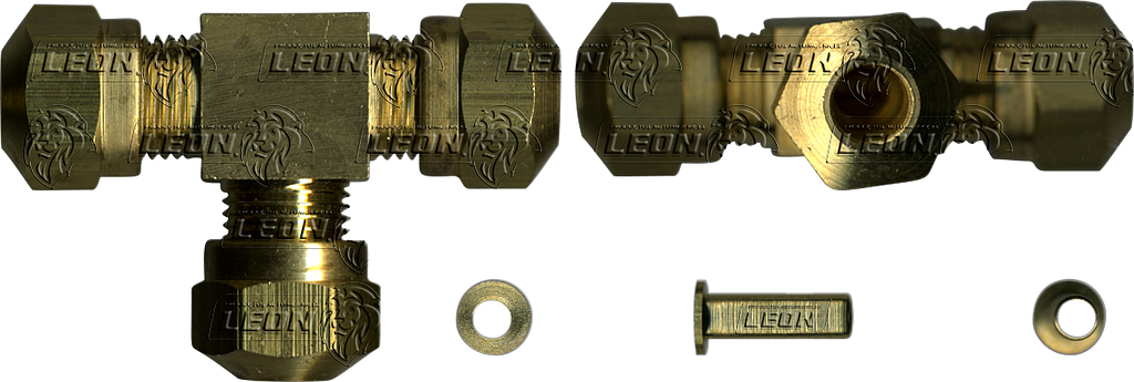 CONEXION FRENOS DE AIRE PARA TUBO DE NAILON TE UNION (4464F) ØE DE TUBO: 1/4