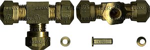 CONEXION FRENOS DE AIRE PARA TUBO DE NAILON TE UNION (4464F) ØE DE TUBO: 1/4