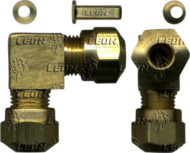 CONEXION FRENOS DE AIRE PARA TUBO DE NAILON CODO UNION (4465F) ØE DE TUBO: 1/4