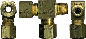 CONEXION COMPRESION TE TERMINAL A UN LADO (71F) ØE DE TUBO: 1/4 R. DE TUBO: 1/8