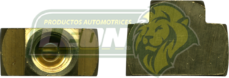 CONEXION ABOC. INVERTIDO 45° TE UNION (44W) ØE DE TUBO: 1/4