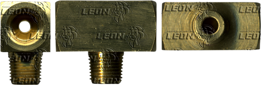 CONEXION ABOC. INVERTIDO 45° TE TERMINAL CENTRAL ØE DE TUBO: 1/4 R. DE TUBO: 1/8