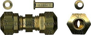 CONEXION FRENOS DE AIRE PARA TUBO DE NAILON UNION (4462F) ØE DE TUBO: 5/8