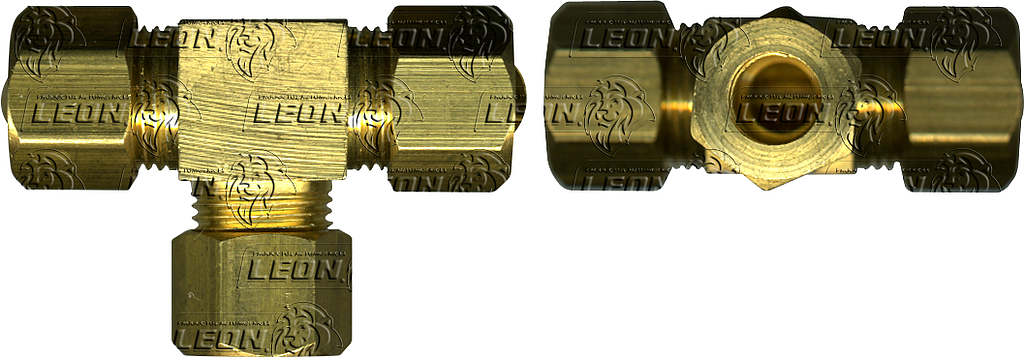 CONEXION COMPRESION TE UNION (64F) ØE DE TUBO: 3/16