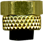 CONEXION PARA TUBERIA POLY-V TUERCA Y BARRIL DE PLASTICO ØE DE TUBO: 1/2 R. RECTA V-1: 3/8-24H