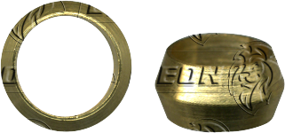 CONEXION COMPRESION BARRIL (60F) ØE DE TUBO: 5/32