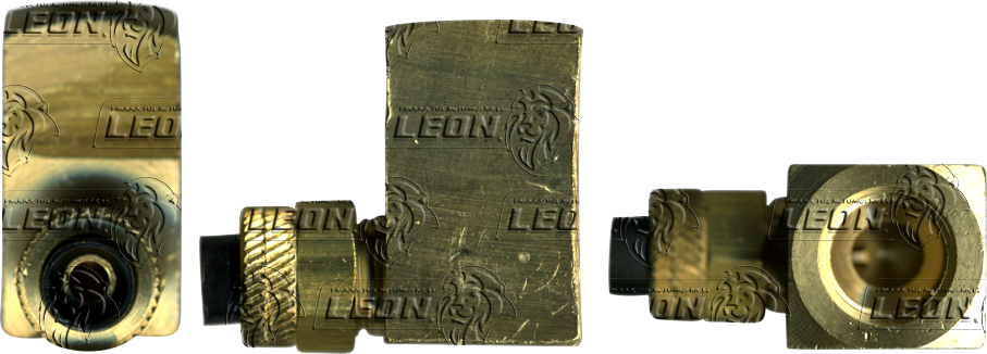 CONEXION PARA TUBERIA POLY-V CODO HEMBRA 90° ØE DE TUBO: 1/4 R. RECTA V-1: 3/8-24H R. NPTF V-2: 1/4-18H